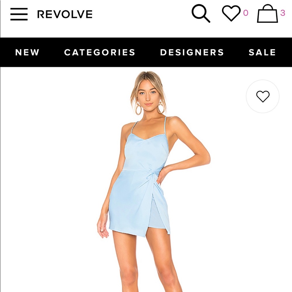 NBD Venice Blvd Blue Dress